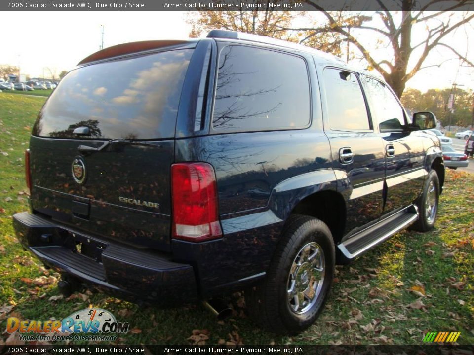 2006 Cadillac Escalade AWD Blue Chip / Shale Photo #7