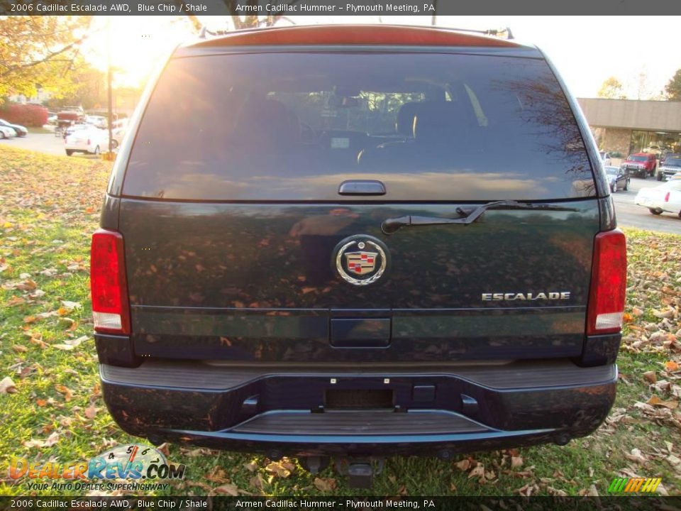 2006 Cadillac Escalade AWD Blue Chip / Shale Photo #8