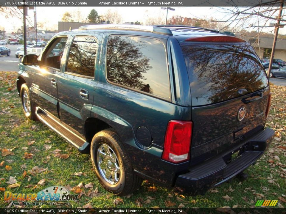 2006 Cadillac Escalade AWD Blue Chip / Shale Photo #9