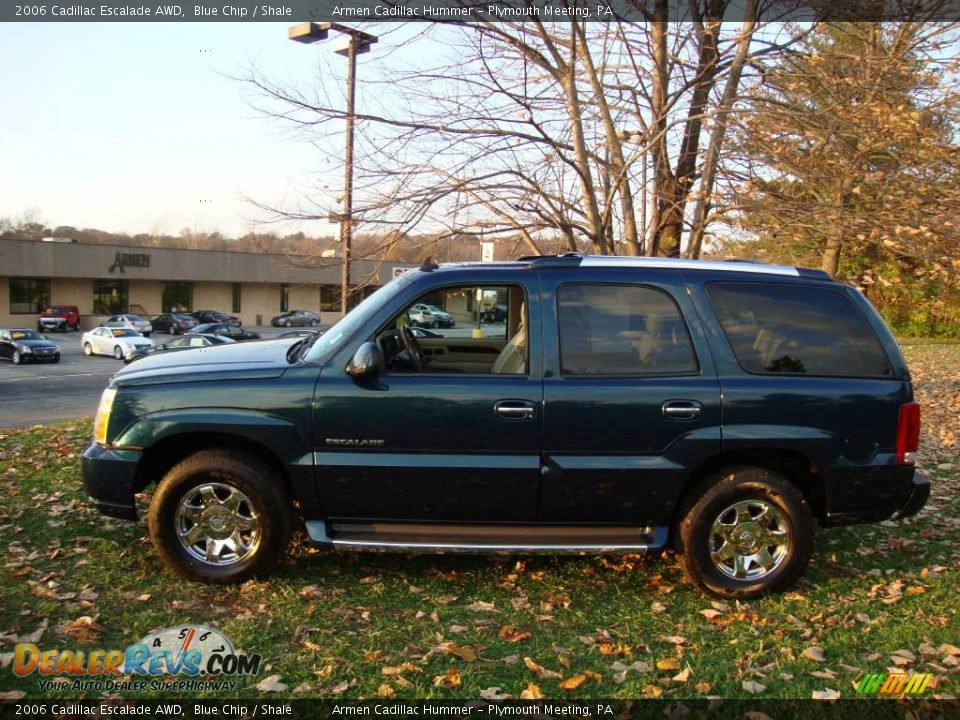 2006 Cadillac Escalade AWD Blue Chip / Shale Photo #10