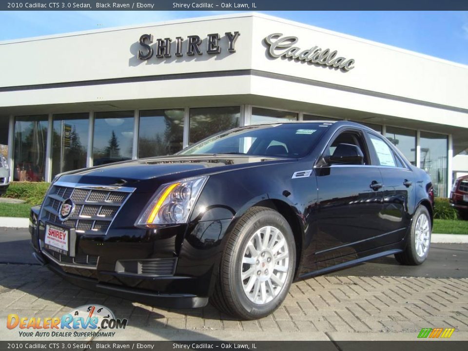 2010 Cadillac CTS 3.0 Sedan Black Raven / Ebony Photo #1