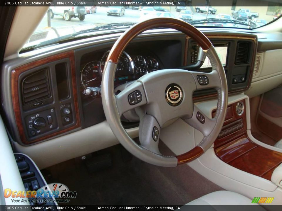 2006 Cadillac Escalade AWD Blue Chip / Shale Photo #11