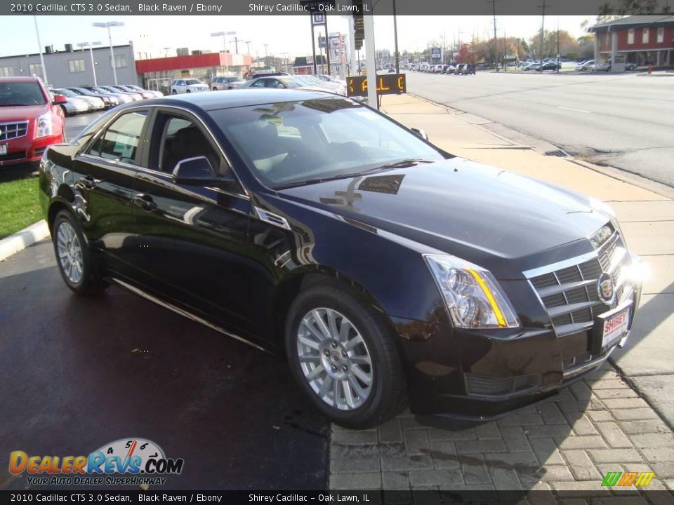 2010 Cadillac CTS 3.0 Sedan Black Raven / Ebony Photo #3