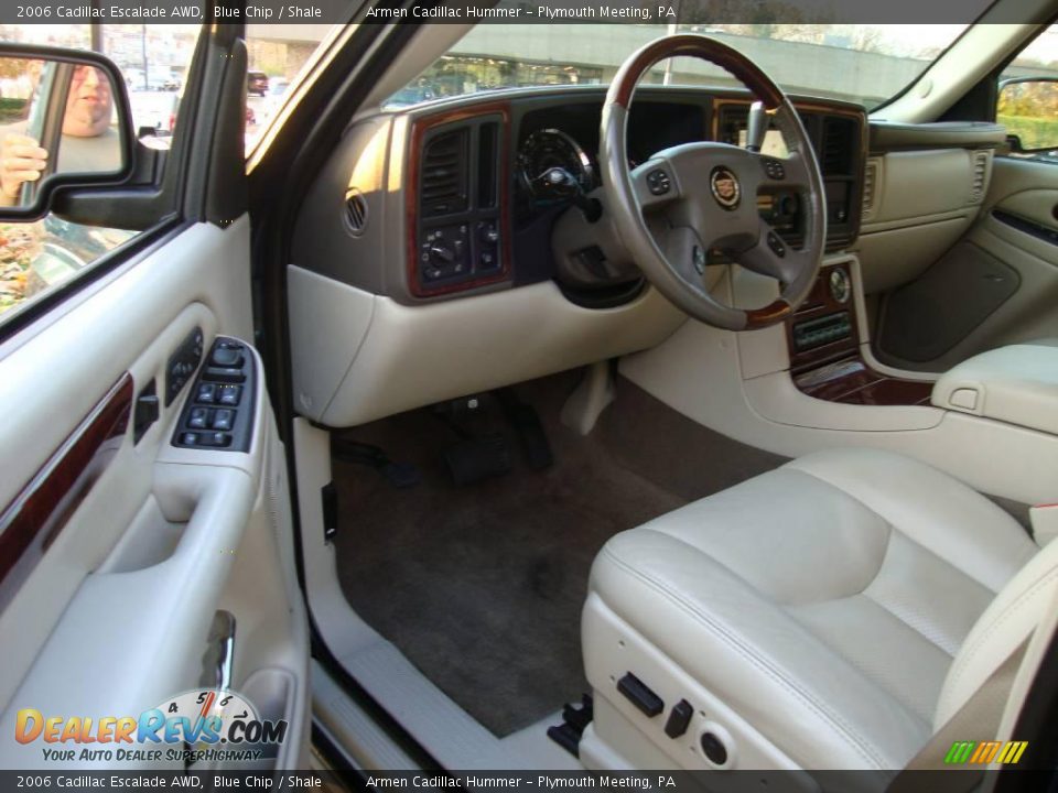 2006 Cadillac Escalade AWD Blue Chip / Shale Photo #12