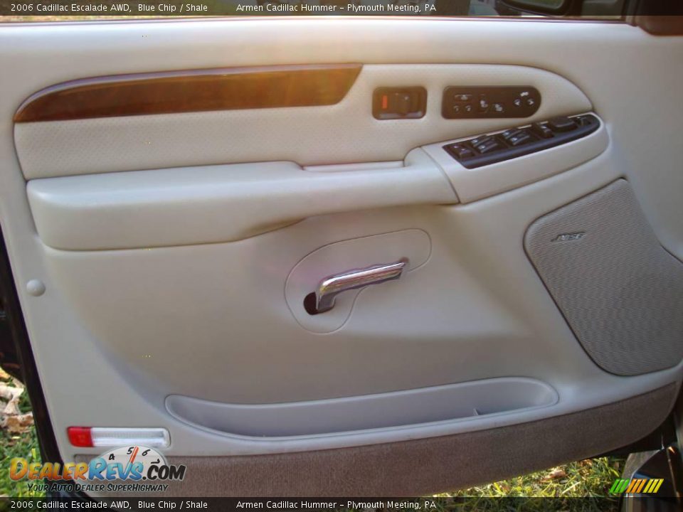 2006 Cadillac Escalade AWD Blue Chip / Shale Photo #13