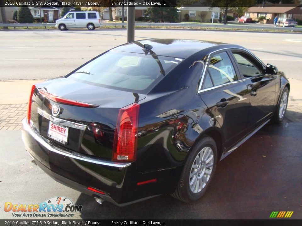 2010 Cadillac CTS 3.0 Sedan Black Raven / Ebony Photo #4