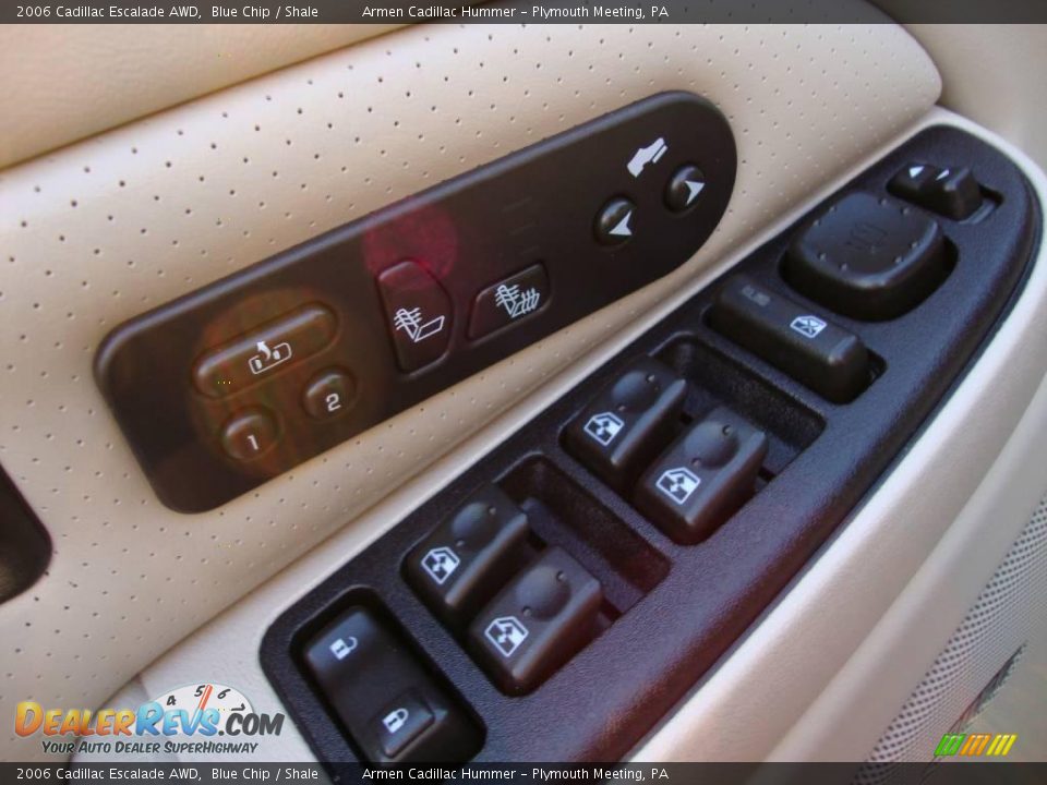 2006 Cadillac Escalade AWD Blue Chip / Shale Photo #14