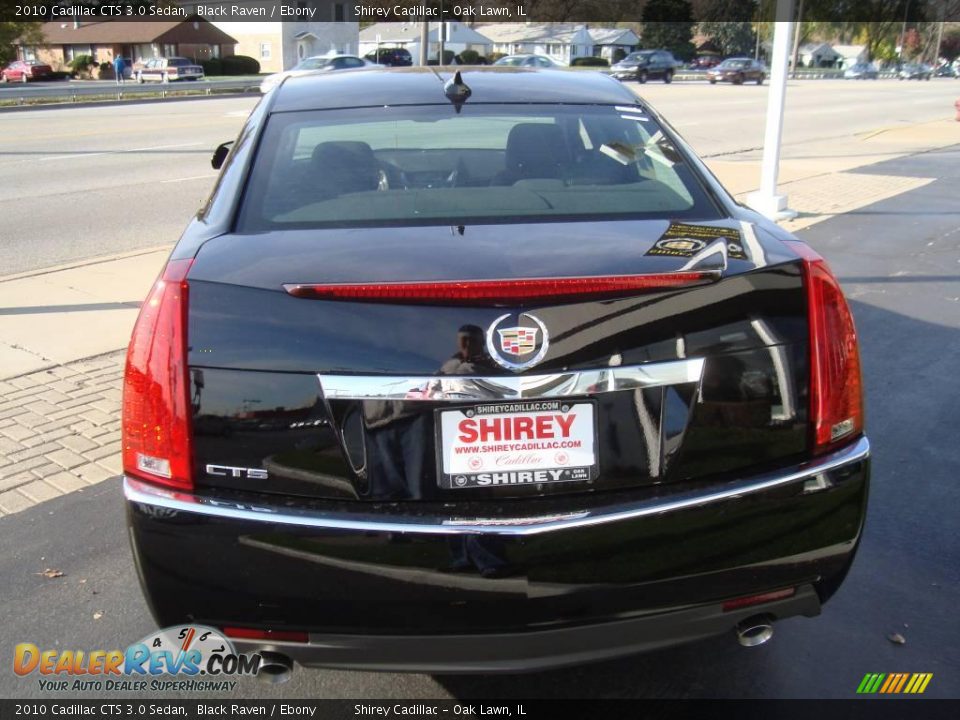 2010 Cadillac CTS 3.0 Sedan Black Raven / Ebony Photo #5