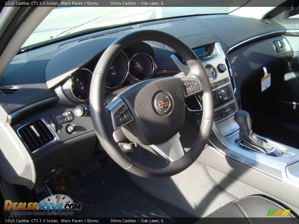 2010 Cadillac CTS 3.0 Sedan Black Raven / Ebony Photo #10