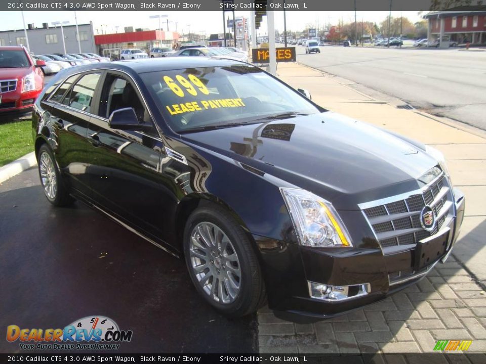 2010 Cadillac CTS 4 3.0 AWD Sport Wagon Black Raven / Ebony Photo #3