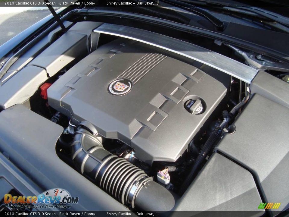 2010 Cadillac CTS 3.0 Sedan Black Raven / Ebony Photo #12