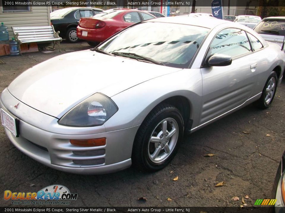 2001 Mitsubishi Eclipse RS Coupe Sterling Silver Metallic / Black Photo #1
