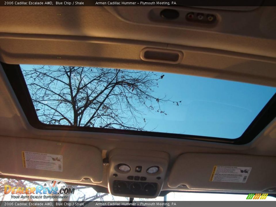 2006 Cadillac Escalade AWD Blue Chip / Shale Photo #25