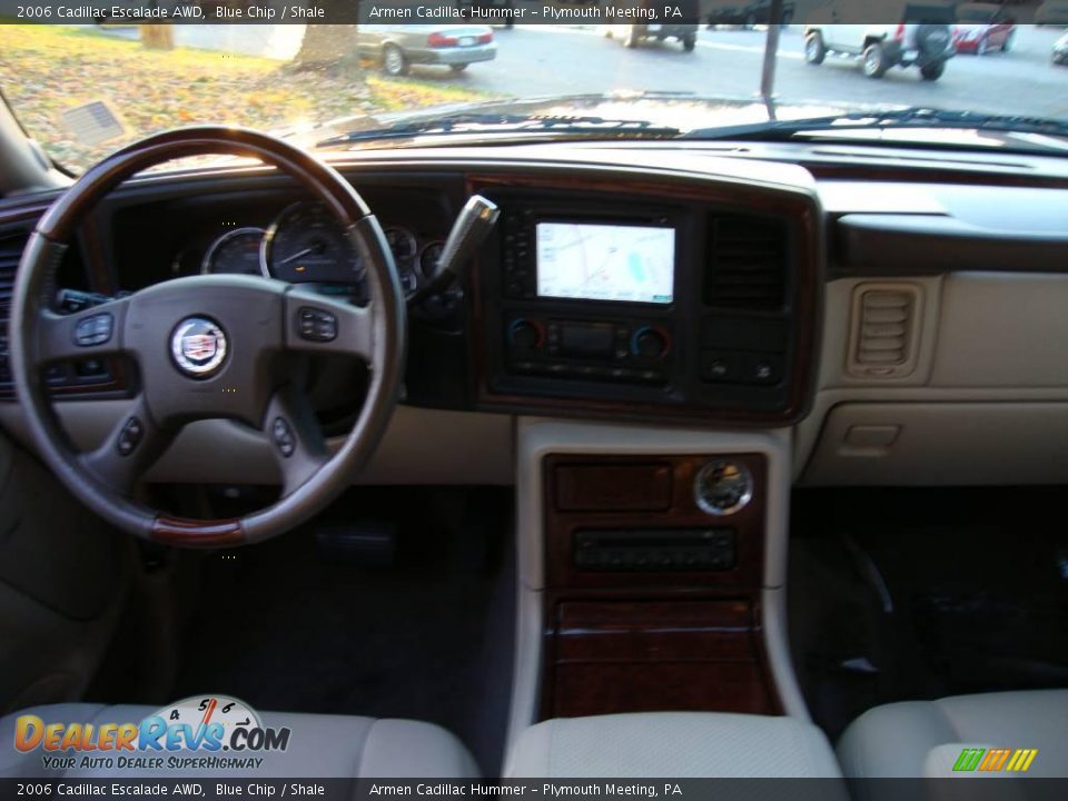 2006 Cadillac Escalade AWD Blue Chip / Shale Photo #26