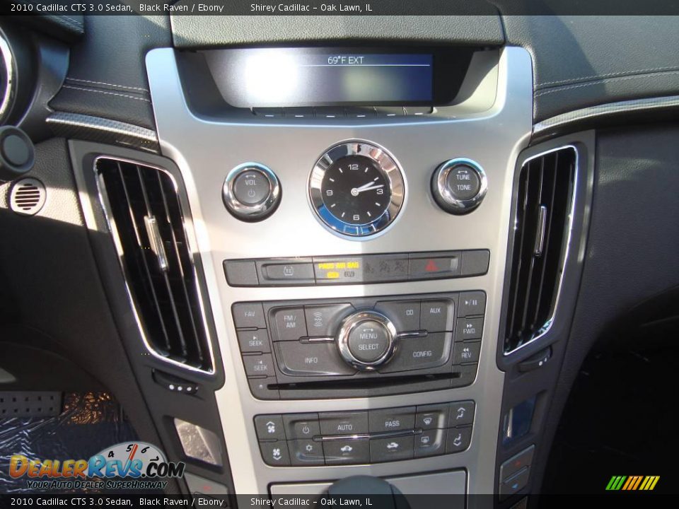 2010 Cadillac CTS 3.0 Sedan Black Raven / Ebony Photo #16