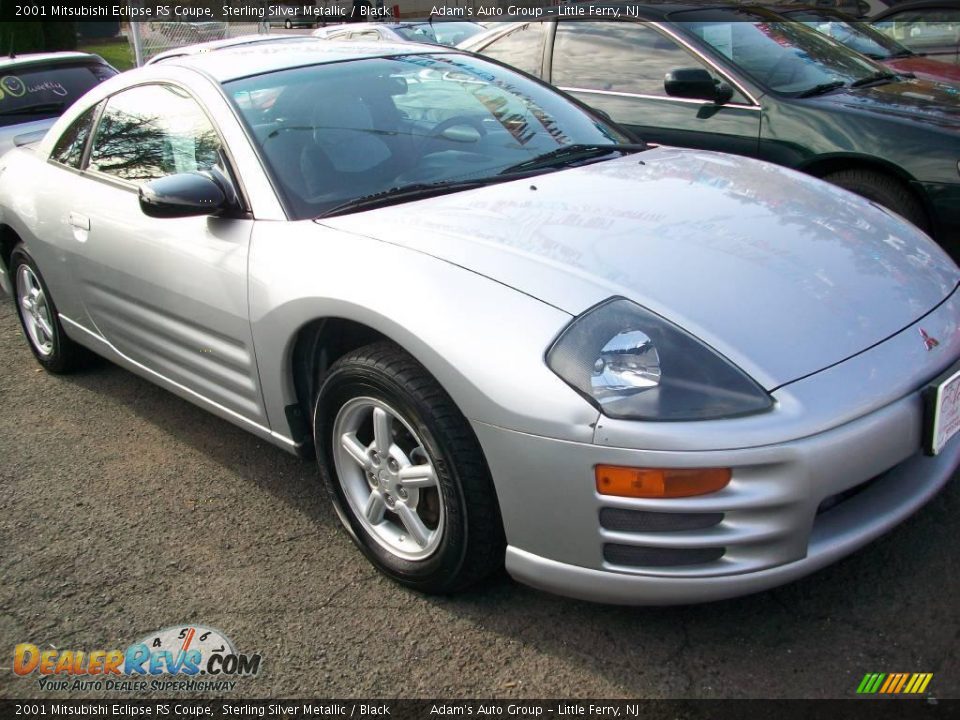 2001 Mitsubishi Eclipse RS Coupe Sterling Silver Metallic / Black Photo #3