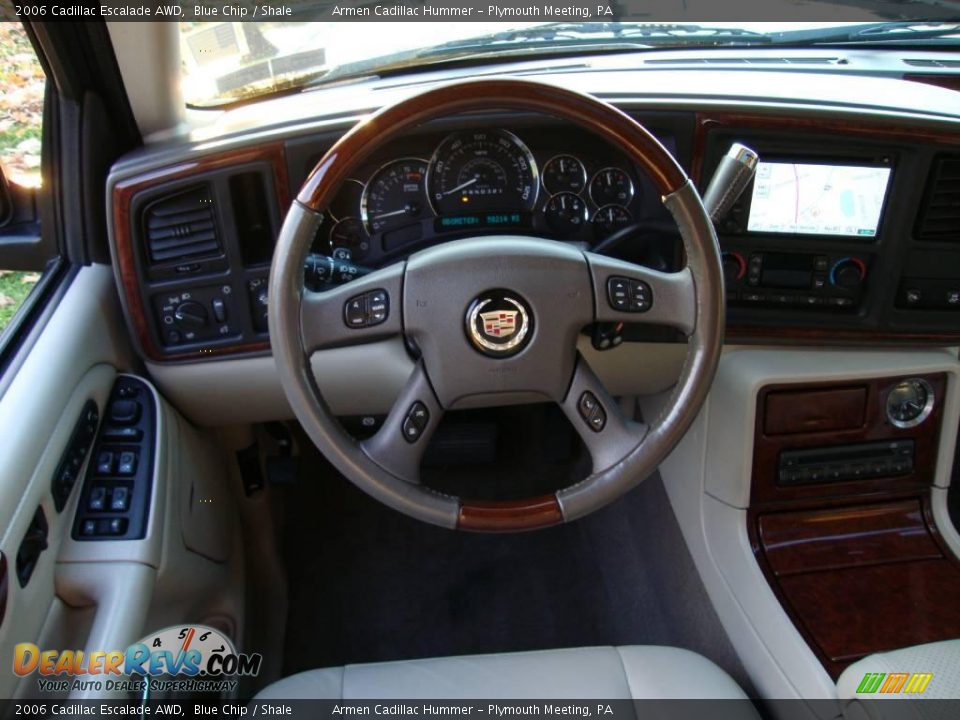 2006 Cadillac Escalade AWD Blue Chip / Shale Photo #27