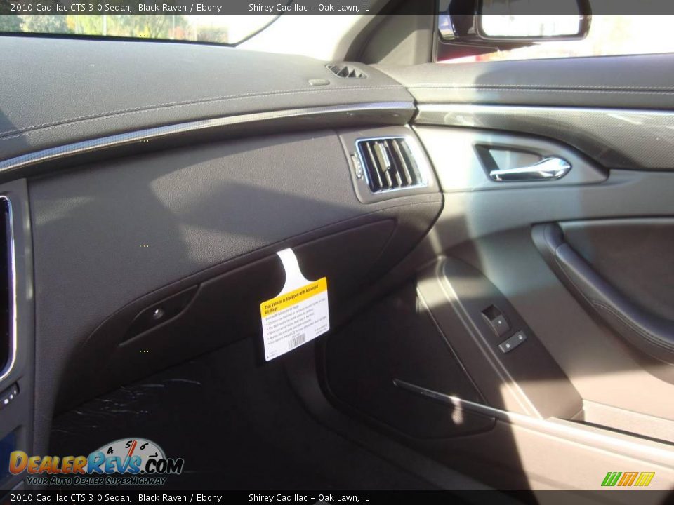 2010 Cadillac CTS 3.0 Sedan Black Raven / Ebony Photo #18