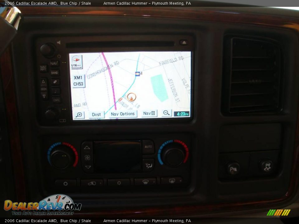 2006 Cadillac Escalade AWD Blue Chip / Shale Photo #33
