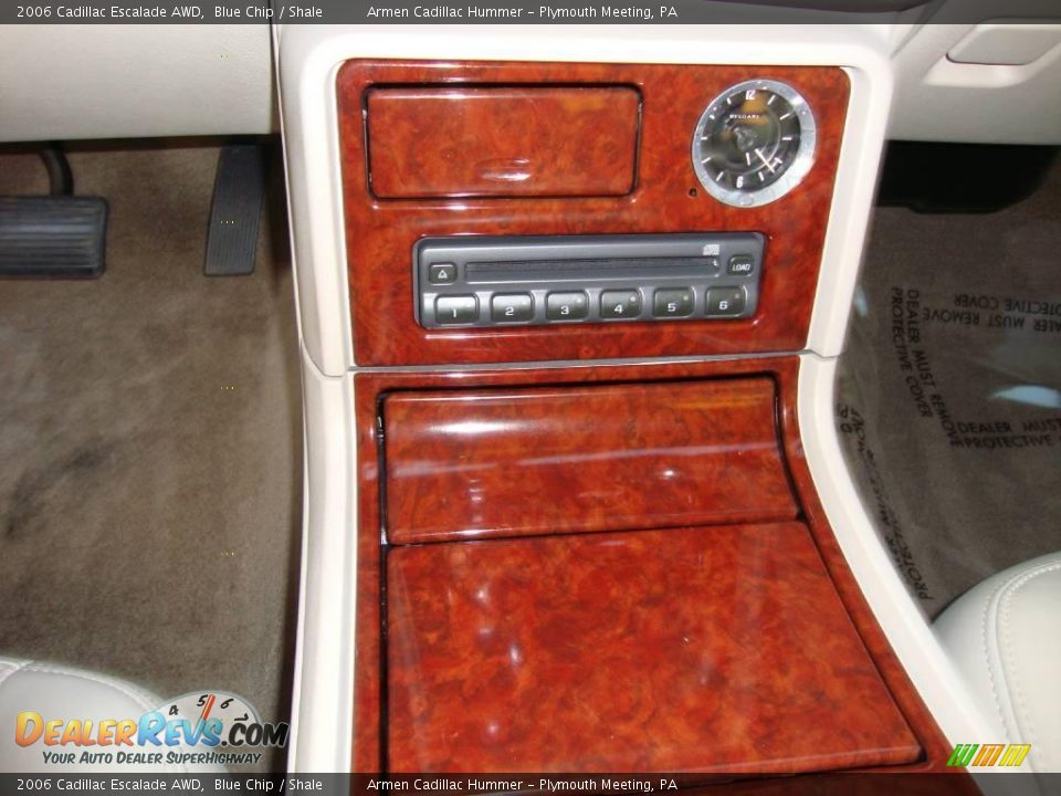 2006 Cadillac Escalade AWD Blue Chip / Shale Photo #34