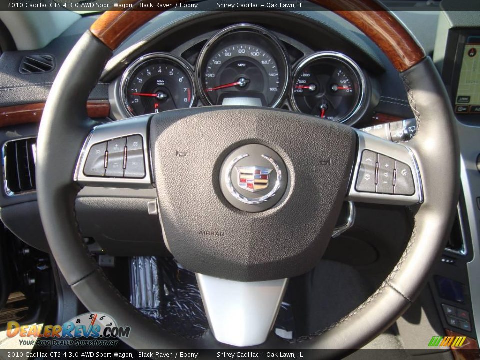 2010 Cadillac CTS 4 3.0 AWD Sport Wagon Black Raven / Ebony Photo #17
