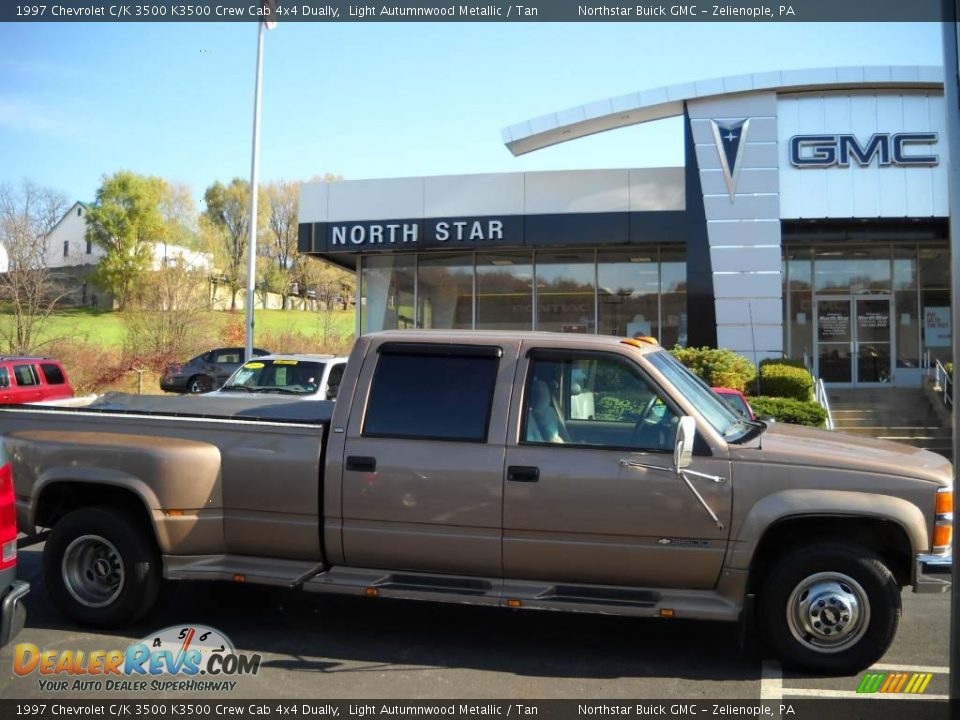 1997 Chevrolet C/K 3500 K3500 Crew Cab 4x4 Dually Light Autumnwood Metallic / Tan Photo #1