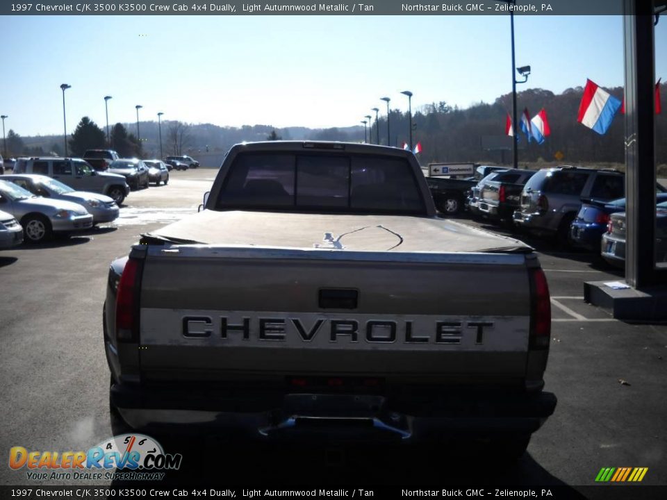 1997 Chevrolet C/K 3500 K3500 Crew Cab 4x4 Dually Light Autumnwood Metallic / Tan Photo #3