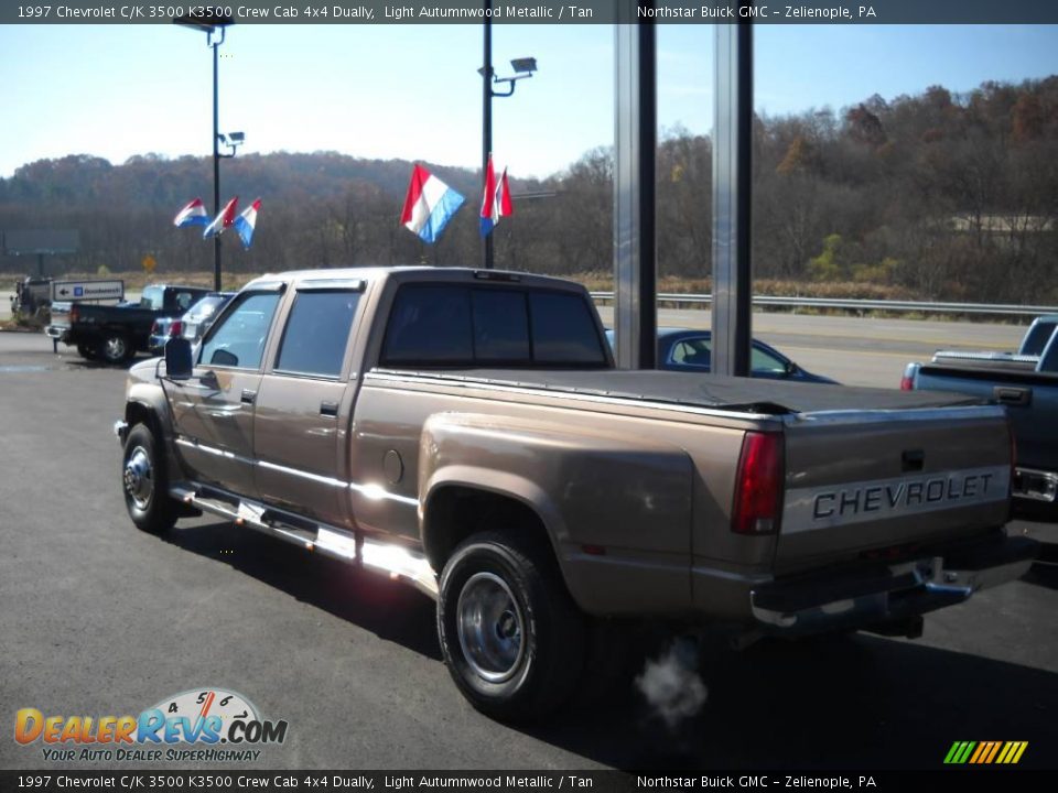 1997 Chevrolet C/K 3500 K3500 Crew Cab 4x4 Dually Light Autumnwood Metallic / Tan Photo #4