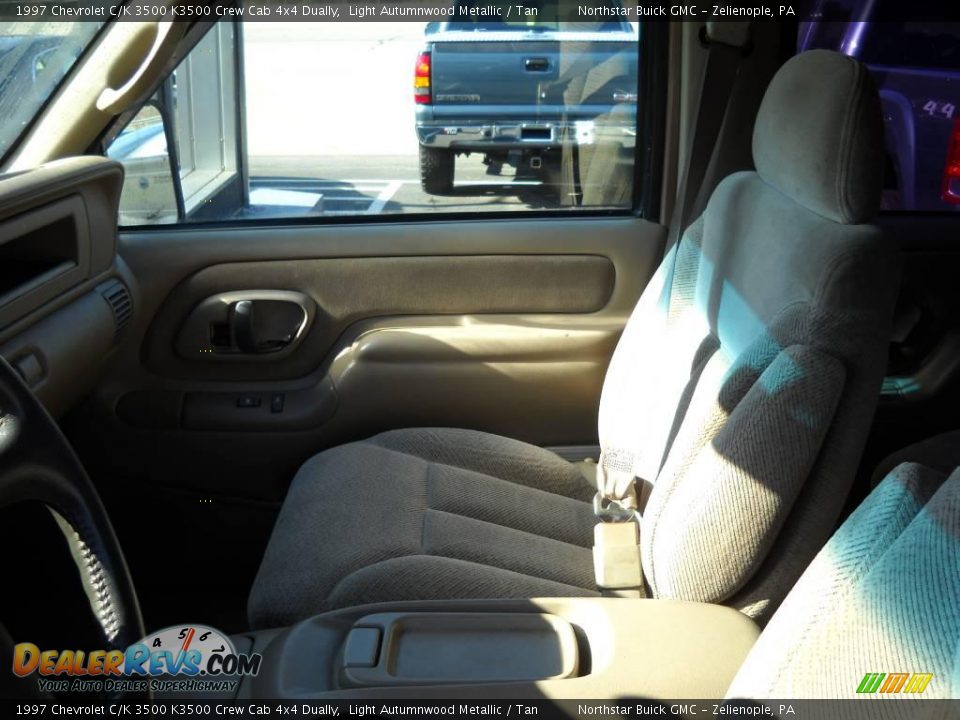 1997 Chevrolet C/K 3500 K3500 Crew Cab 4x4 Dually Light Autumnwood Metallic / Tan Photo #8