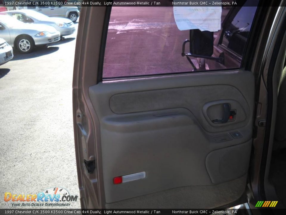 1997 Chevrolet C/K 3500 K3500 Crew Cab 4x4 Dually Light Autumnwood Metallic / Tan Photo #10