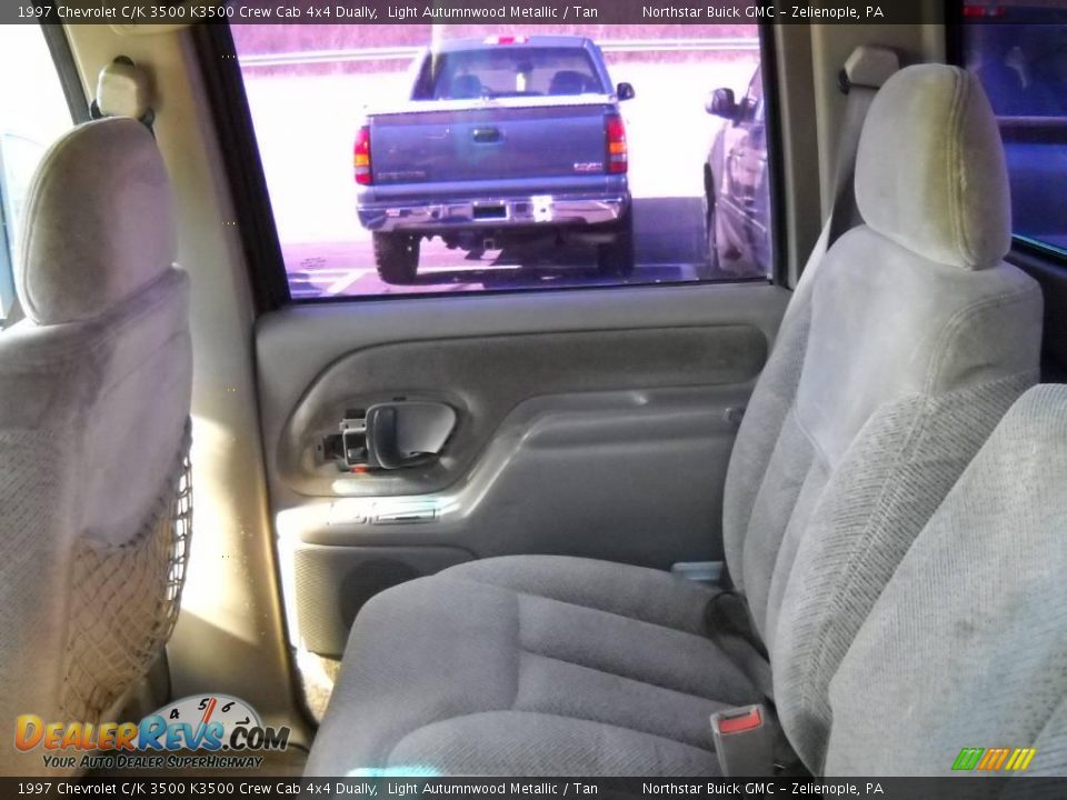 1997 Chevrolet C/K 3500 K3500 Crew Cab 4x4 Dually Light Autumnwood Metallic / Tan Photo #12