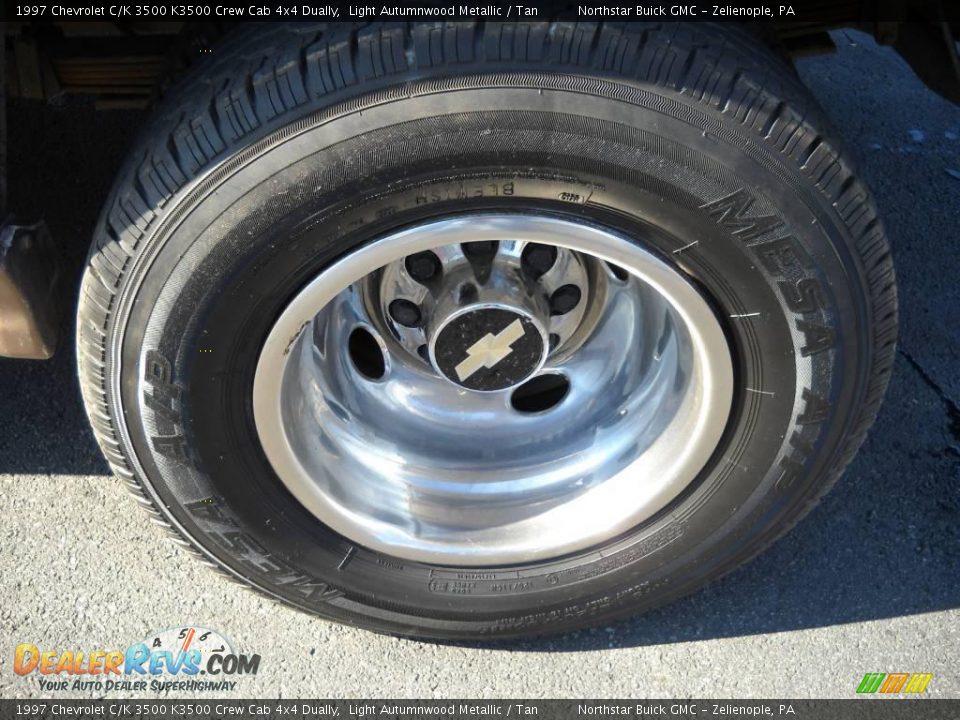 1997 Chevrolet C/K 3500 K3500 Crew Cab 4x4 Dually Light Autumnwood Metallic / Tan Photo #13