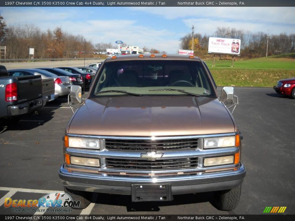 1997 Chevrolet C/K 3500 K3500 Crew Cab 4x4 Dually Light Autumnwood Metallic / Tan Photo #15