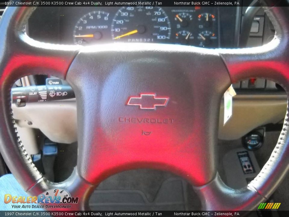 1997 Chevrolet C/K 3500 K3500 Crew Cab 4x4 Dually Light Autumnwood Metallic / Tan Photo #19