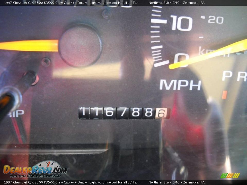 1997 Chevrolet C/K 3500 K3500 Crew Cab 4x4 Dually Light Autumnwood Metallic / Tan Photo #20
