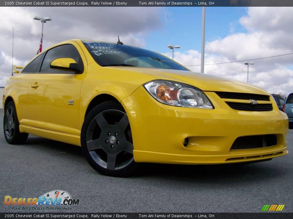 2005 Chevrolet Cobalt SS Supercharged Coupe Rally Yellow / Ebony Photo #1