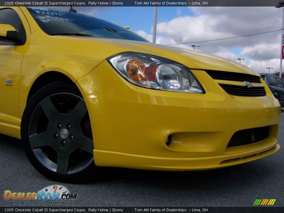 2005 Chevrolet Cobalt SS Supercharged Coupe Rally Yellow / Ebony Photo #2