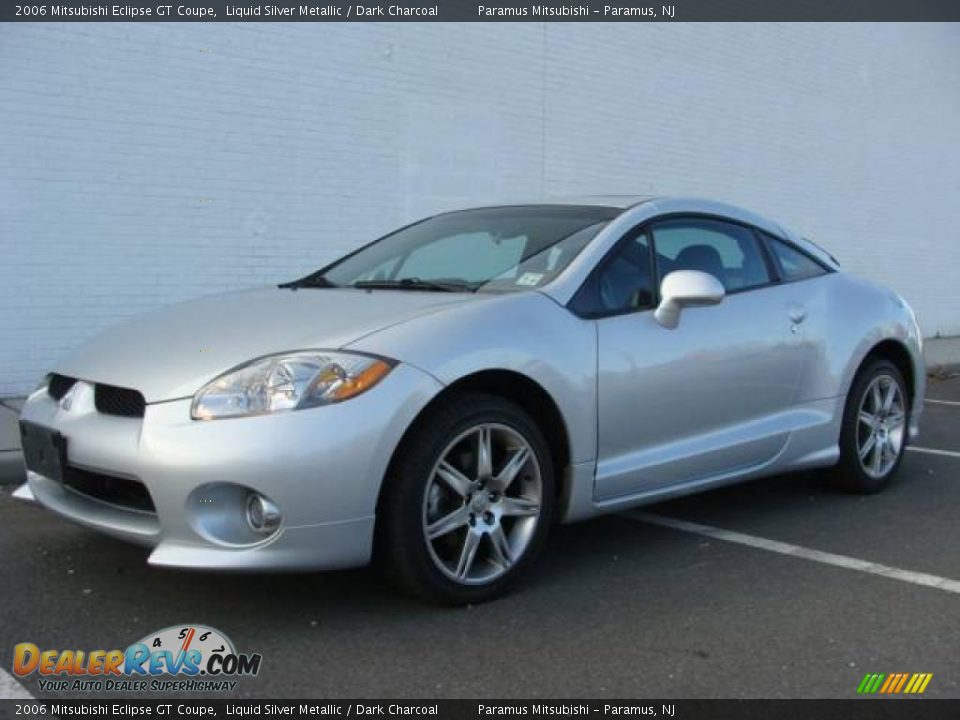 2006 Mitsubishi Eclipse GT Coupe Liquid Silver Metallic / Dark Charcoal Photo #1