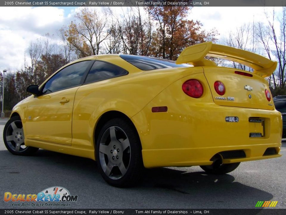 2005 Chevrolet Cobalt SS Supercharged Coupe Rally Yellow / Ebony Photo #4