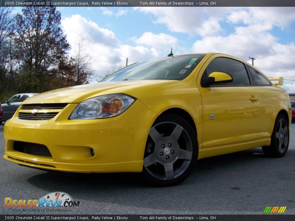 2005 Chevrolet Cobalt SS Supercharged Coupe Rally Yellow / Ebony Photo #5
