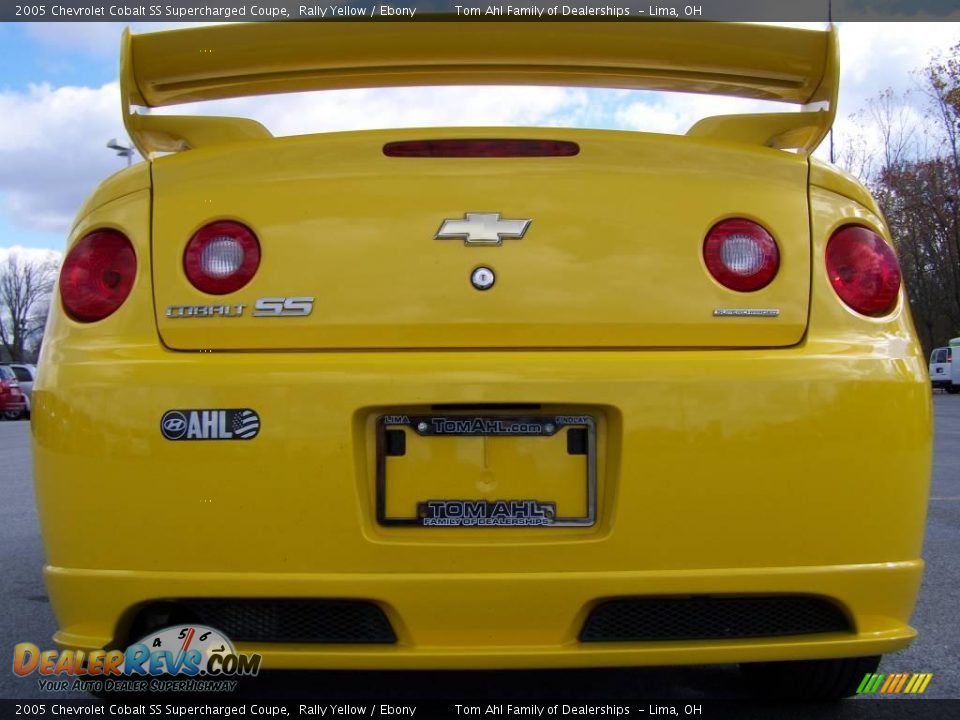 2005 Chevrolet Cobalt SS Supercharged Coupe Rally Yellow / Ebony Photo #6