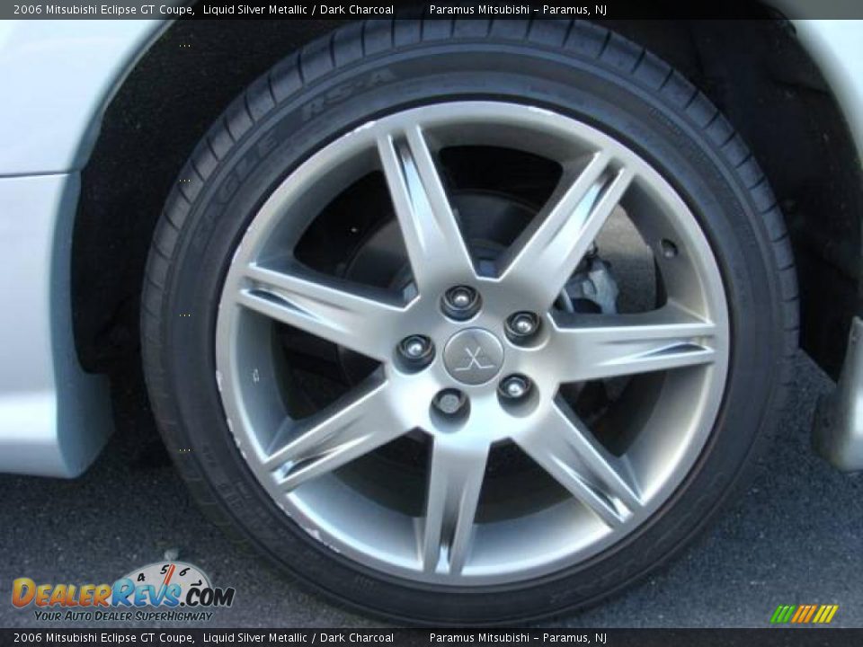 2006 Mitsubishi Eclipse GT Coupe Liquid Silver Metallic / Dark Charcoal Photo #6