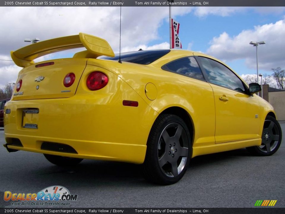 2005 Chevrolet Cobalt SS Supercharged Coupe Rally Yellow / Ebony Photo #7