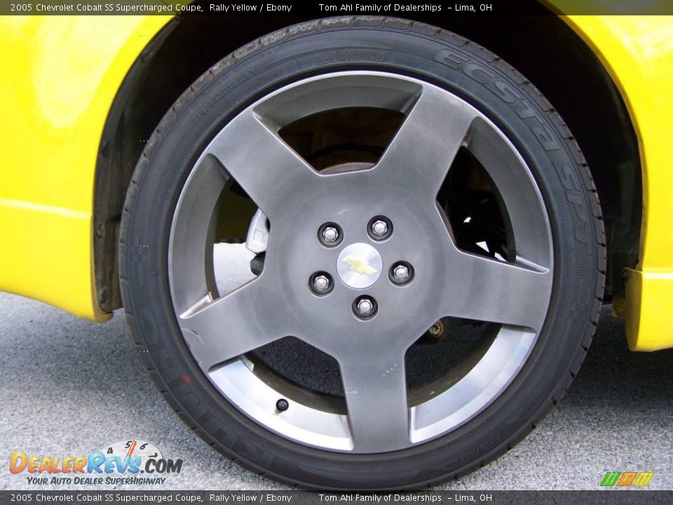 2005 Chevrolet Cobalt SS Supercharged Coupe Rally Yellow / Ebony Photo #8