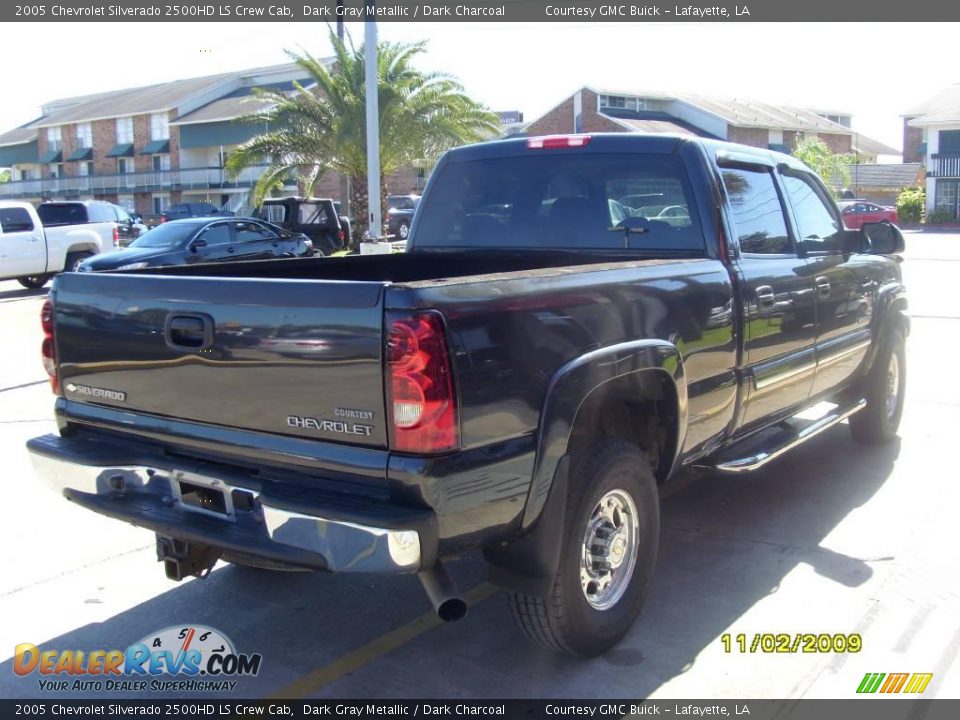 2005 Chevrolet Silverado 2500HD LS Crew Cab Dark Gray Metallic / Dark Charcoal Photo #4