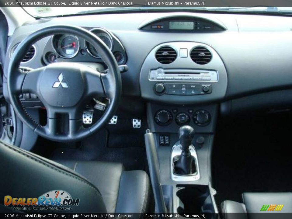 2006 Mitsubishi Eclipse GT Coupe Liquid Silver Metallic / Dark Charcoal Photo #11