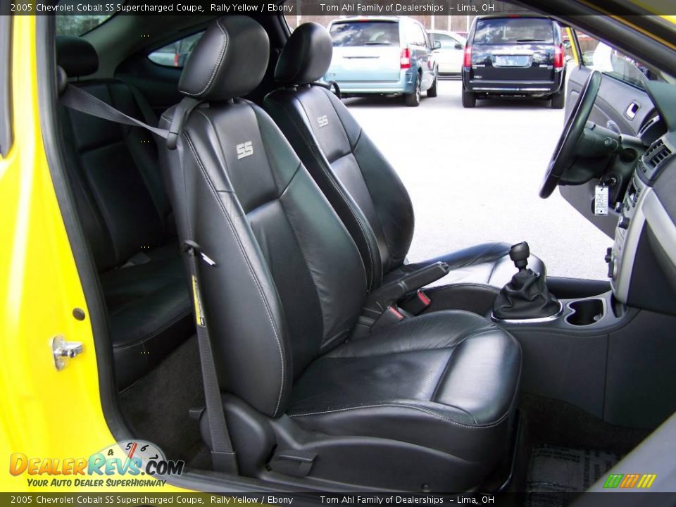2005 Chevrolet Cobalt SS Supercharged Coupe Rally Yellow / Ebony Photo #10