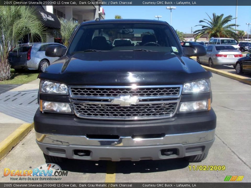 2005 Chevrolet Silverado 2500HD LS Crew Cab Dark Gray Metallic / Dark Charcoal Photo #7