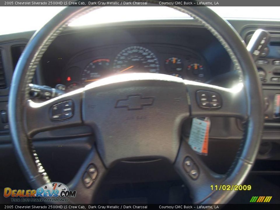 2005 Chevrolet Silverado 2500HD LS Crew Cab Dark Gray Metallic / Dark Charcoal Photo #8
