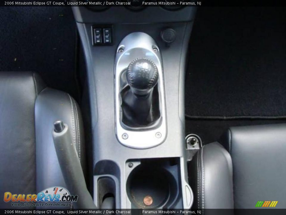 2006 Mitsubishi Eclipse GT Coupe Liquid Silver Metallic / Dark Charcoal Photo #14